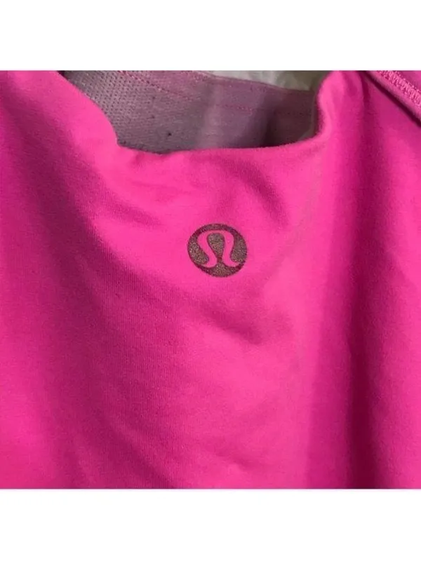 Lululemon Athletica Run: Fast Track Racerback Tank Top Size 6 Pink Womens Athlet - Image 7