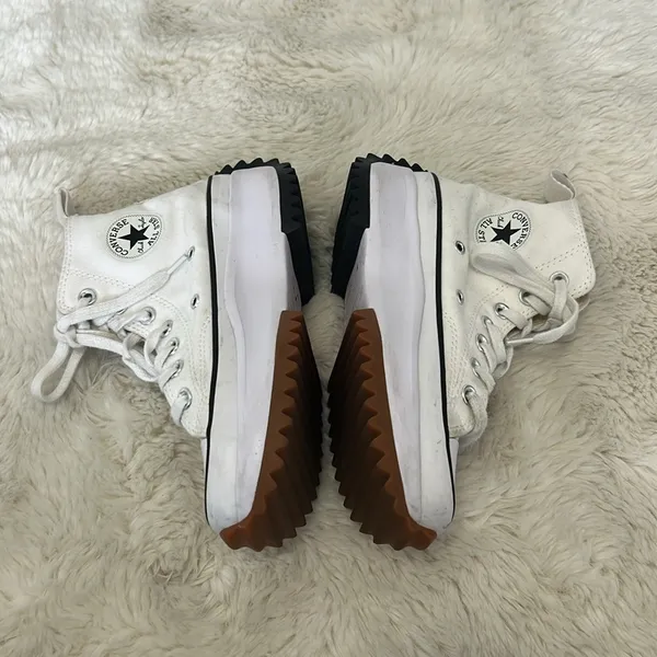 Converse Run Star Hike Lugged Hi Sneakers White - Image 5