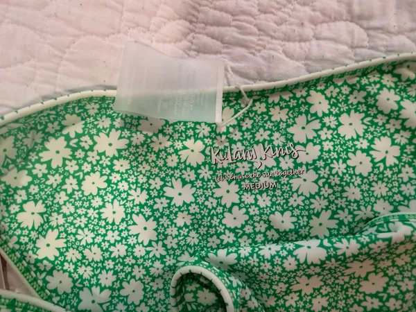 Kulani Kinis Green and white floral bikini bottom - Image 3