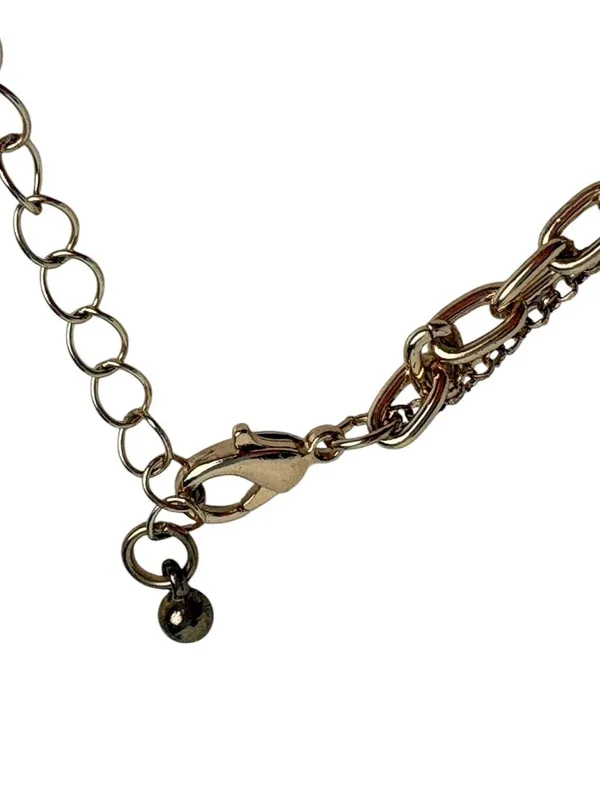 MAURICES Gold Horseshoe Double Layer Charm Necklace Western - Image 4