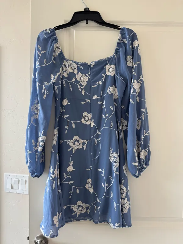 Altar'd State Dress Blue Floral - Image 2