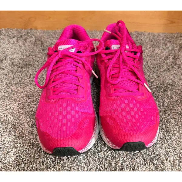 Under Armour HOVR Infinite 3 Womens Running Shoes Pink Bluetooth 3024417-600 12 - Image 3