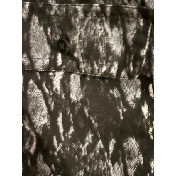 American Eagle Outfitters Womens Small Black White Abstract Print Button Down - Image 2