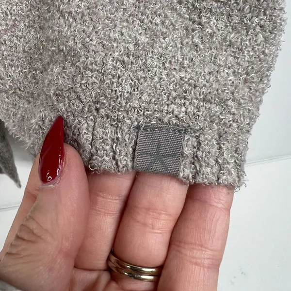 Barefoot Dreams Sz S/M Cardigan Sweater CozyChic Lite Island Wrap Open Waterfall - Image 7