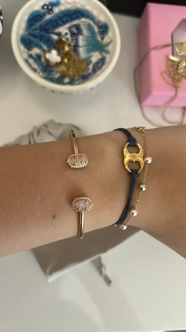 Kendra Scott Rose Gold Adjustable Bracelet Bangle - Image 3