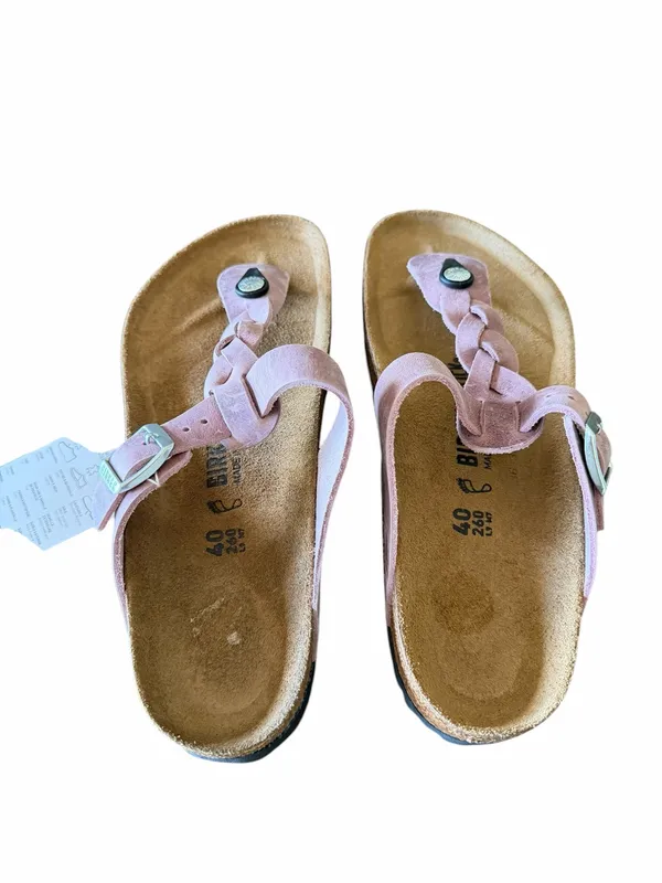 Replace Pics Birkenstock NEW Unisex Gizeh Braided Oiled Sandal Size 40 aka 9/7 - Image 5
