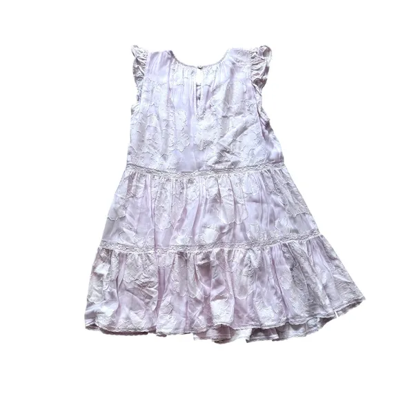 Light Pink Tiered Babydoll Mini Dress Wilfred Aritzia Women's Size Small - Image 7