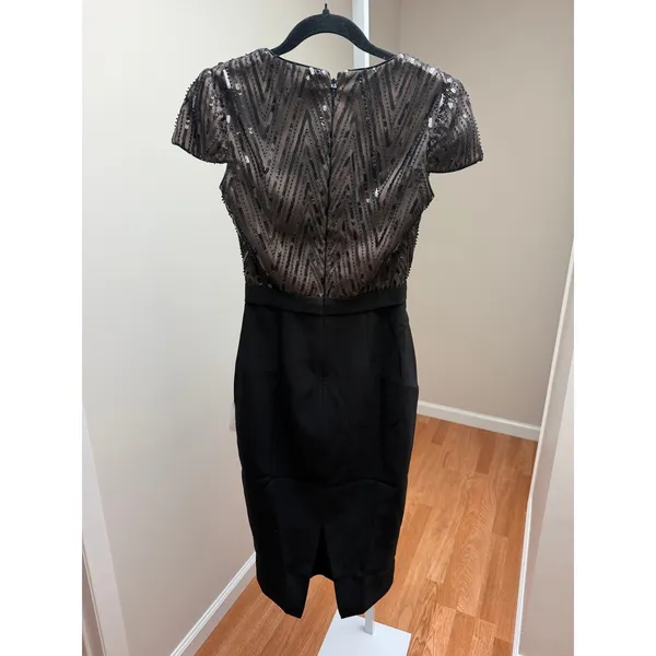 NEW Dress The Population Ivy Sheath Midi Dress Black Size XXS - Image 5