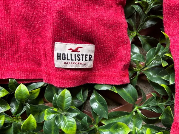 Hollister Henley Long Sleeve Ribbed Y2K size Small - Image 3