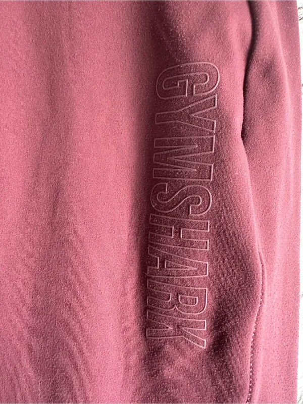 Gymshark Women's High-Waist Cropped Leggings in Burgundy - Image 3