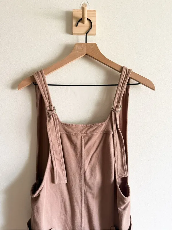Evereve Bobi Cotton Short Overalls Size XS - Image 5