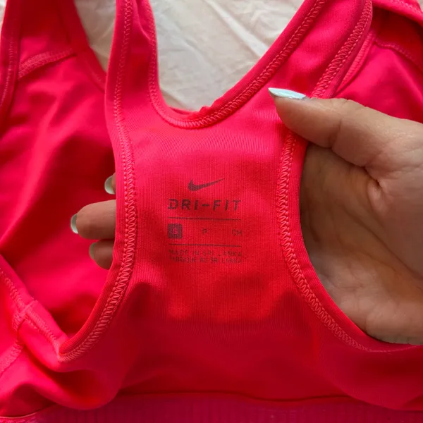 Nike Dri-Fit sports bra | size S | Hot Pink - Image 3
