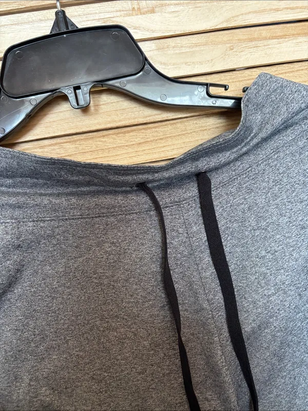 FINAL MARKDOWN Tek Gear Gray Performance Athletic Shorts with Drawstring XL - Image 3