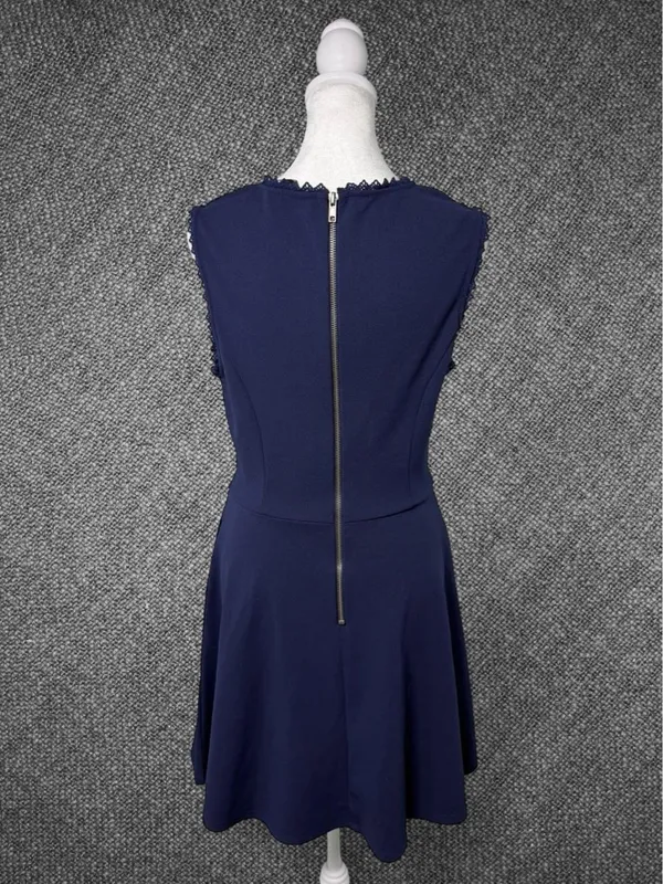 Speechless Navy Lace Fit And Flare Dress - Image 8