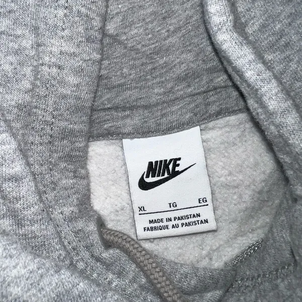 Nike Gray Hoodie Size XL - Image 4