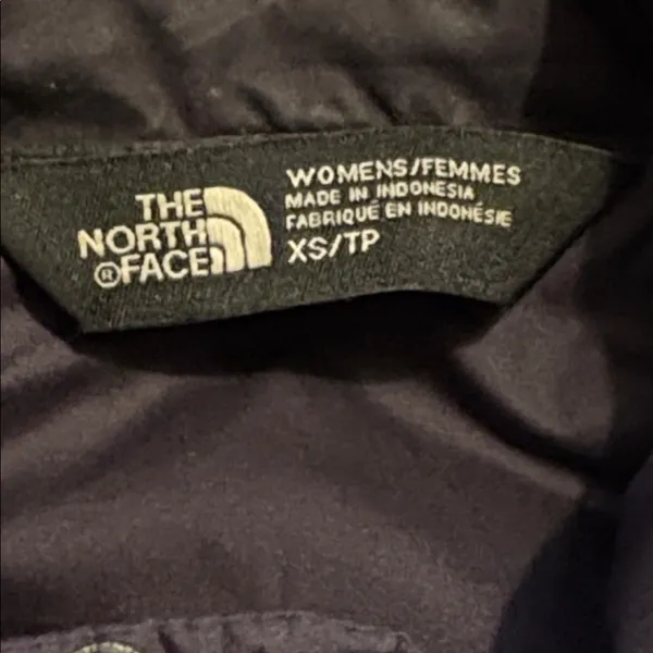 The North Face XS Dark Purple Puffer Mashup Hooded Polyester Vest - Image 3