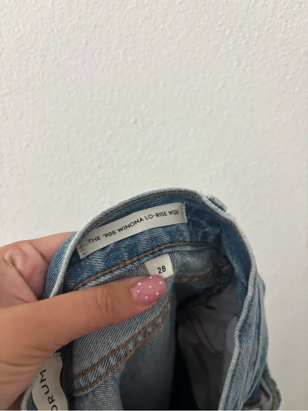 Aritzia denim forum the 90s Winona lo rise wide leg jeans - Image 6