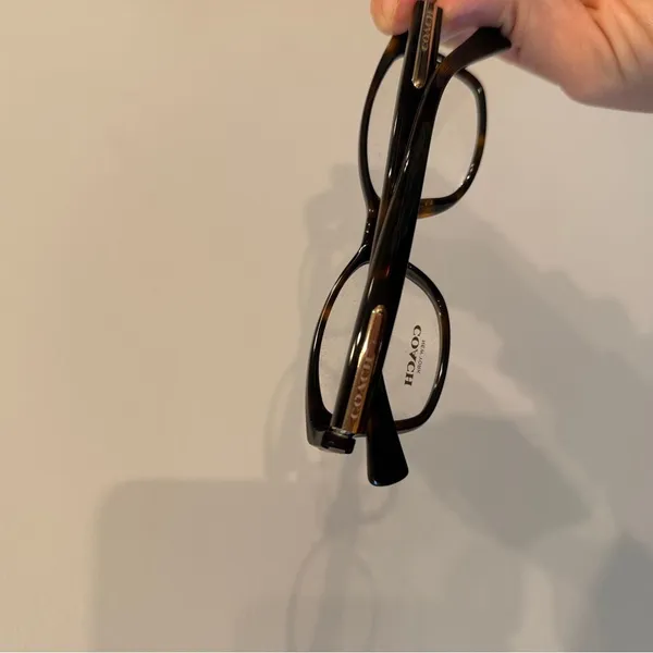 Coach Black Patterned Eyeglasses - Image 5