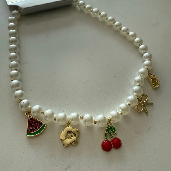 SUGARFIX by BaubleBar Farmer's Market Charm Pendant Necklace‎ - Multicolor - NWT - Image 6