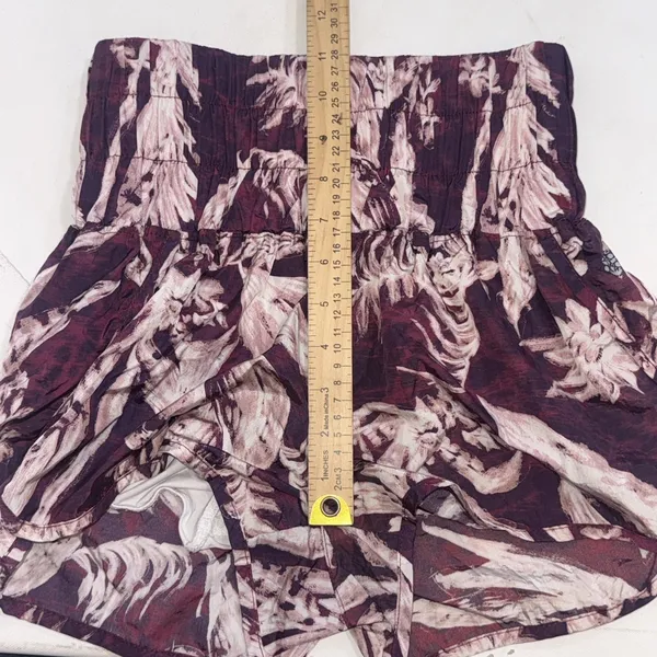 Free People FP Movement Floral Hi Rise Running Athleisure Gym‎ Shorts Size XS - Image 9