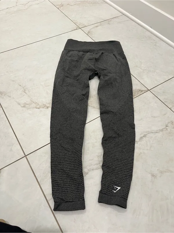 Gymshark Gray Vital Seamless Leggings Size Small - Image 6