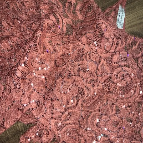 Free people best idea sequin rise cami small $68 Nwot - Image 3
