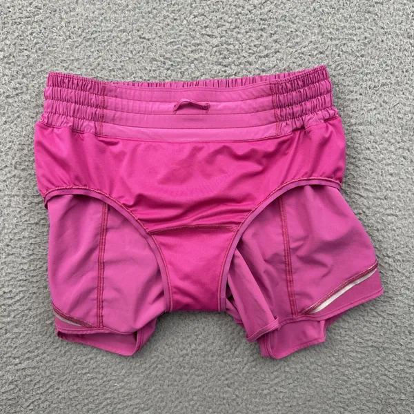 Lululemon Hotty Hot Shorts High Rise 4" Sonic Pink Athletic Athleisure Women 6 - Image 5