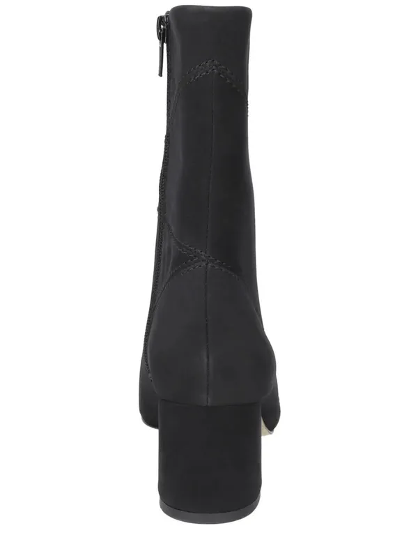 NWOB Bella Vita Classic Black Mid-Calf Block Heel Boots Size 10 Wide - Image 4