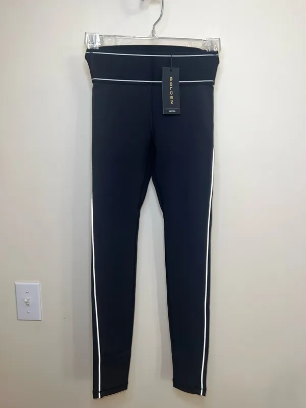 Aritzia Golden TnAction Tiebreak‎ Hi-Rise 26” Leggings NWT Size 00 - Image 9