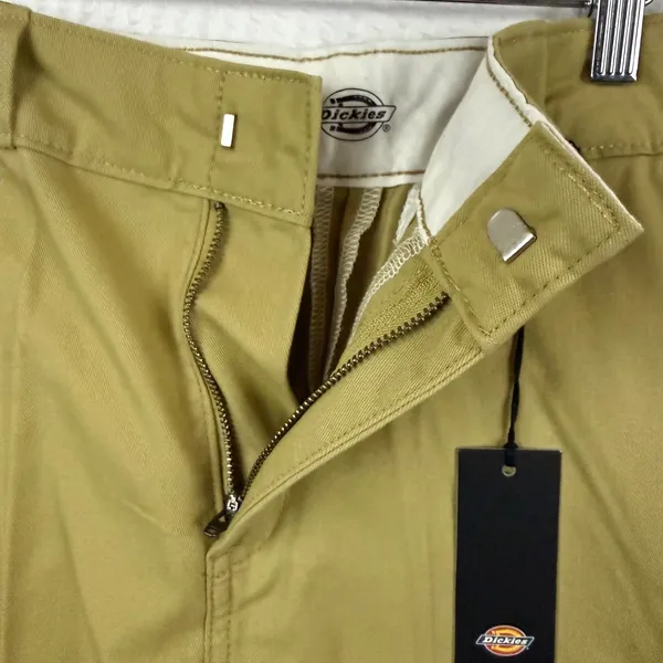 NWT Dickies Women Size 2R Cropped Cargo Pants Khaki Twill Utility Skate Workwear - Image 5
