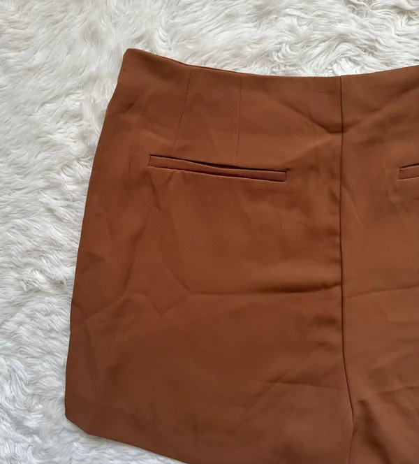 Jason Wu Skort Mini Skirt Shorts Neutral Brown M - Image 5