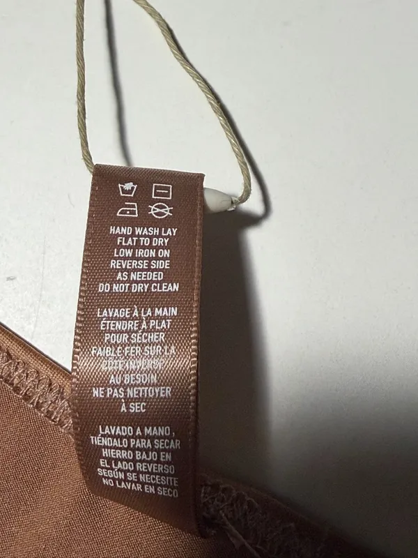 SKIMS Wet Jersey Scoop Bralette in Sienna - Size L - NWT - Image 7