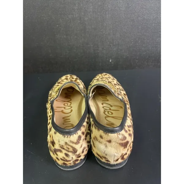 Sam Edelman Women's Leopard Cow hair Shoes Size 8 SKU 2214 - Image 4