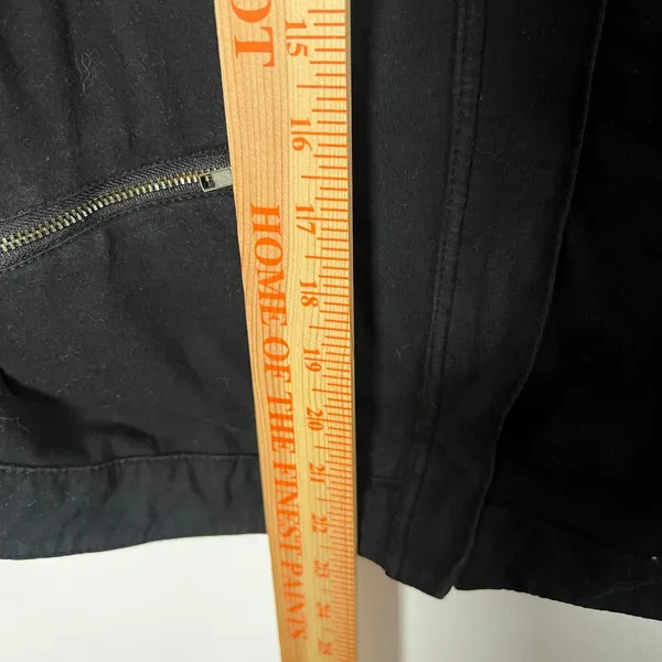 Y2K‎ Black Utility Vest Women's XL Quilted Pockets Zippers Gothic Grunge - Image 6
