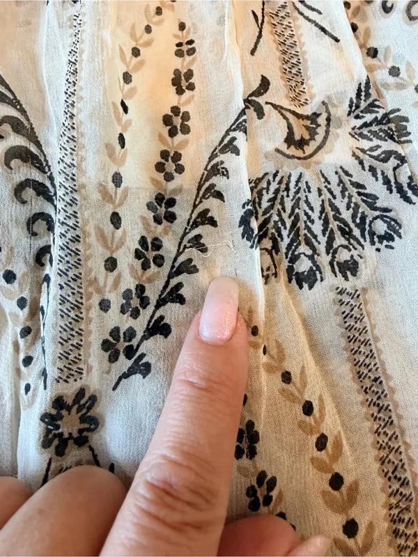 Anthropologie Floreat Cantata peasant blouse, eyelet detail, size 2 - Image 15