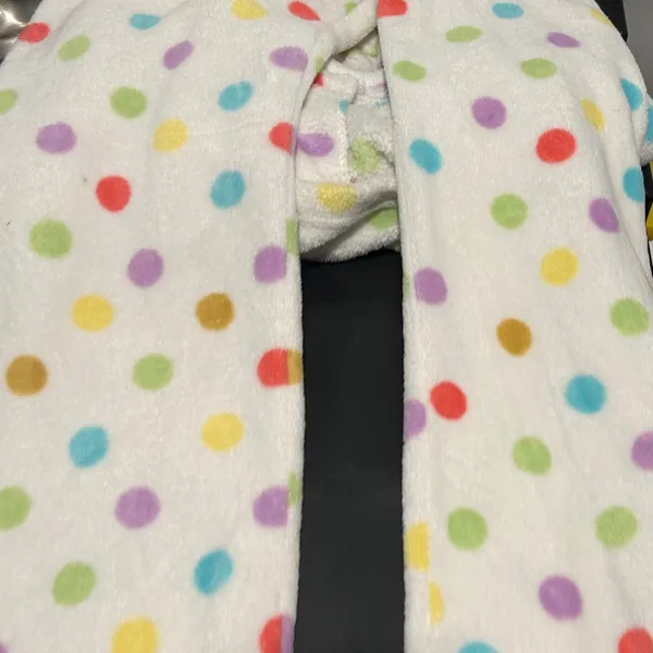 Colorful Polka Dot ladies Pajamas White - Image 7