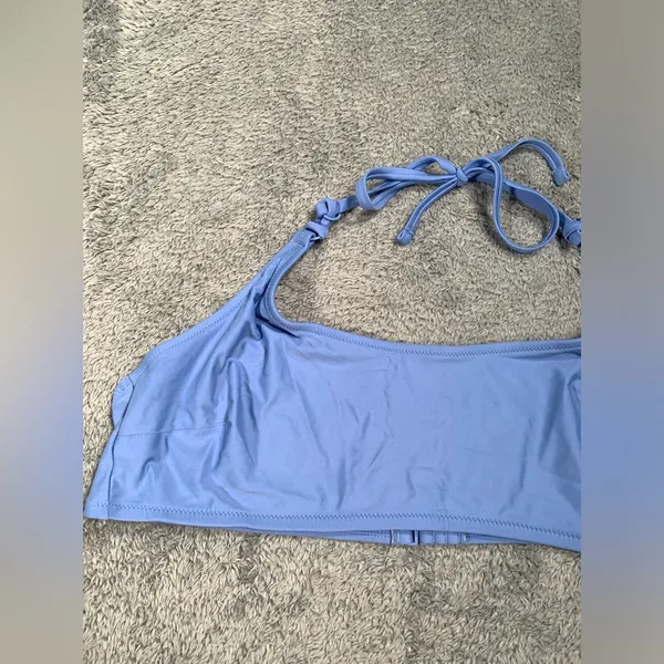 Aerie Blue Women's Swim Top scoop XXL - Image 2