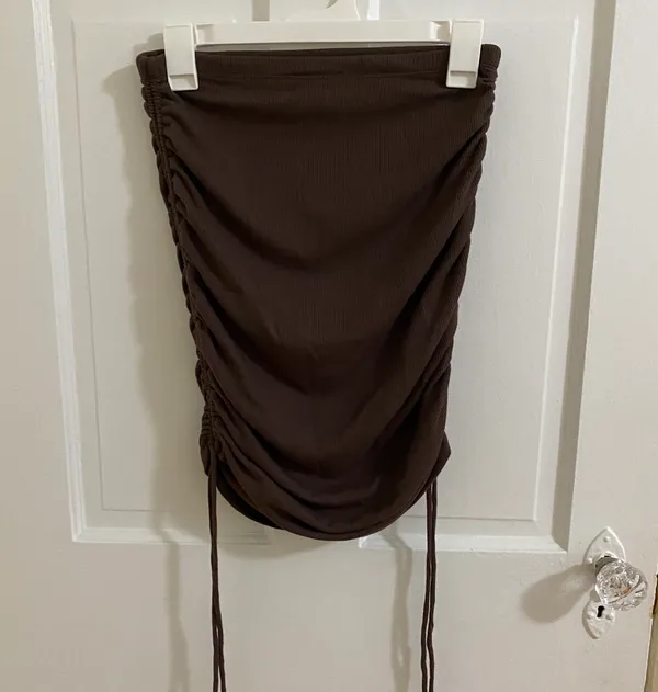 Princess Polly Brown Skirt - Image 4