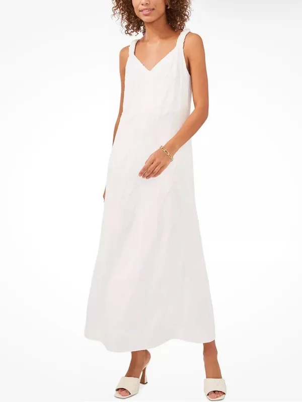 NWT Vince Camuto White Textured Maxi Dress - size XS - Image 9