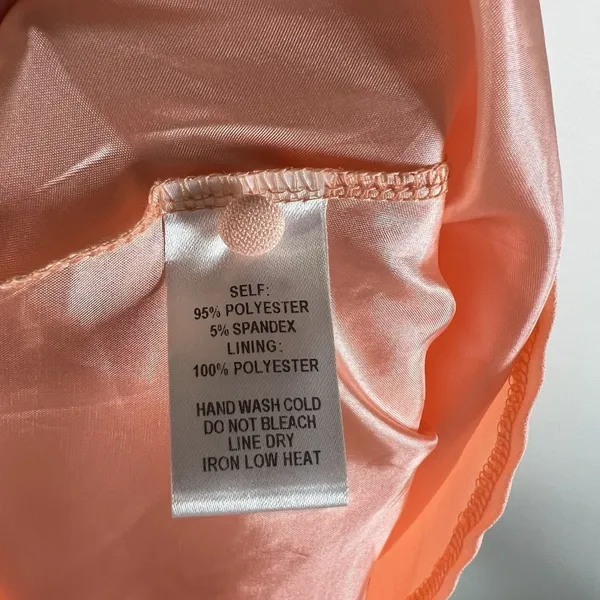 Lulus Dress Rehearsal Coral Skater Fit & Flare Mini Dress‎ Women's Medium Tiered - Image 12