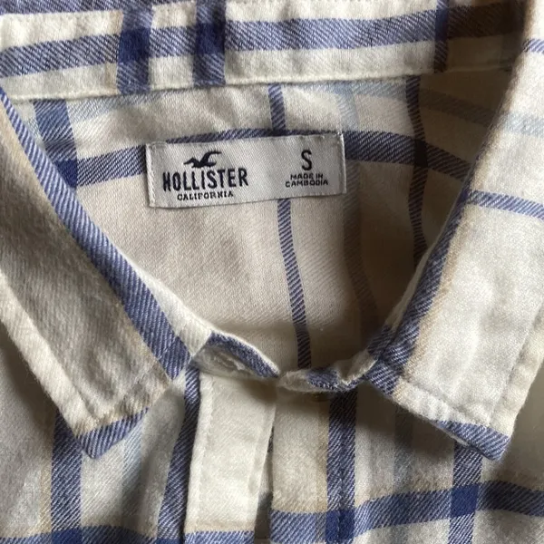 Hollister Flannel Button Down Shirt-Size S - Image 2
