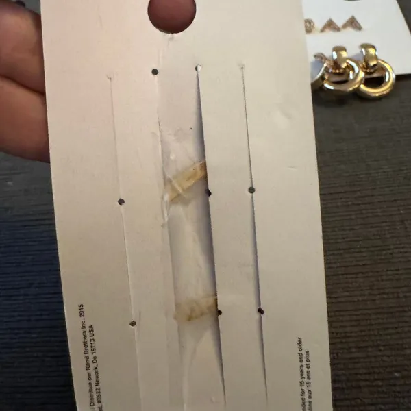 GAP Jewelry & Hair Clip Bundle NWT Gold Hoops Stud Earrings Hair Barrette Set - Image 6