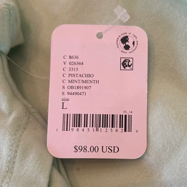 Free People Movement Crossover Set Large Pistachio Mint Athleisure Loungewear - Image 7