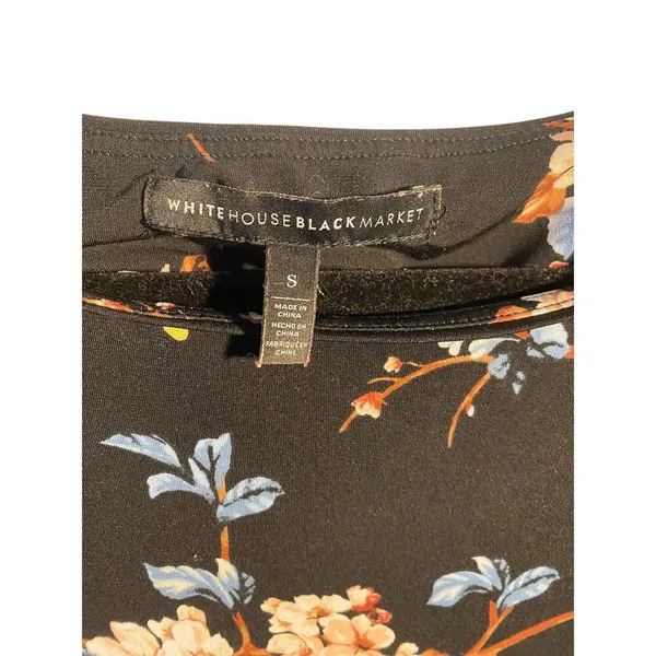 Women's White House Black Market Floral Dress Size S - Image 3