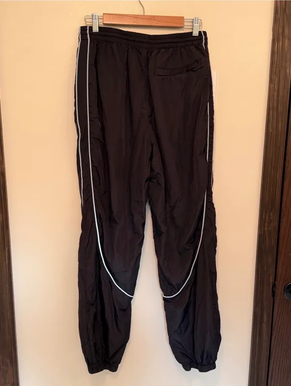 Urban Outfitters black high waisted wind pant joggers - Image 6