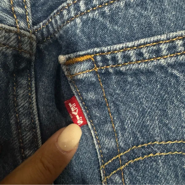 Levi's Premium 501's High Rise Jeans‎ Ripped Size 28 x 28 Minimalist Streetwear - Image 6