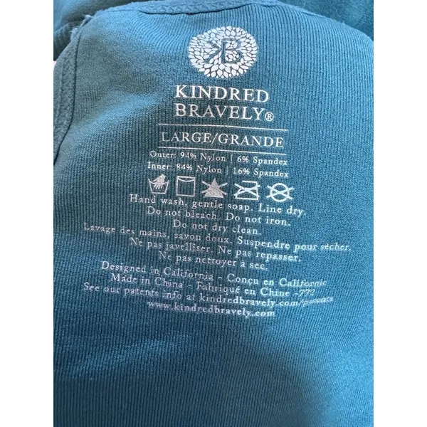 Kindred Bravely Sublime Sports Pumping Bra Hands Free | Large, Teal - Image 4