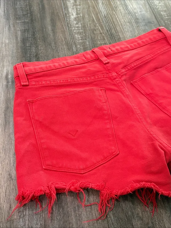 Hudson Jeans Gemma Red Jeans Shorts size 25 - Image 7