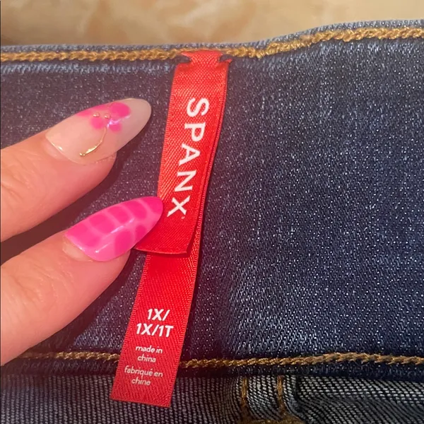 Womens SPANX Flare Jeans Midnight Shade - Image 7