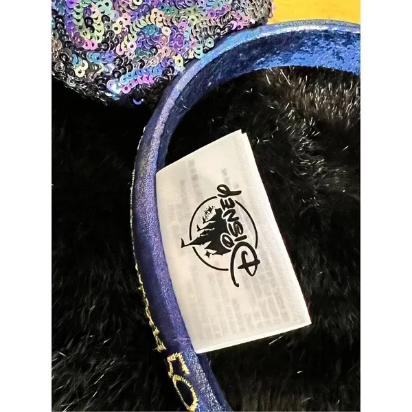 Disney Parks Gold Bow 50th Anniversary WDW Minnie Ears Jeweled Headband - Image 4